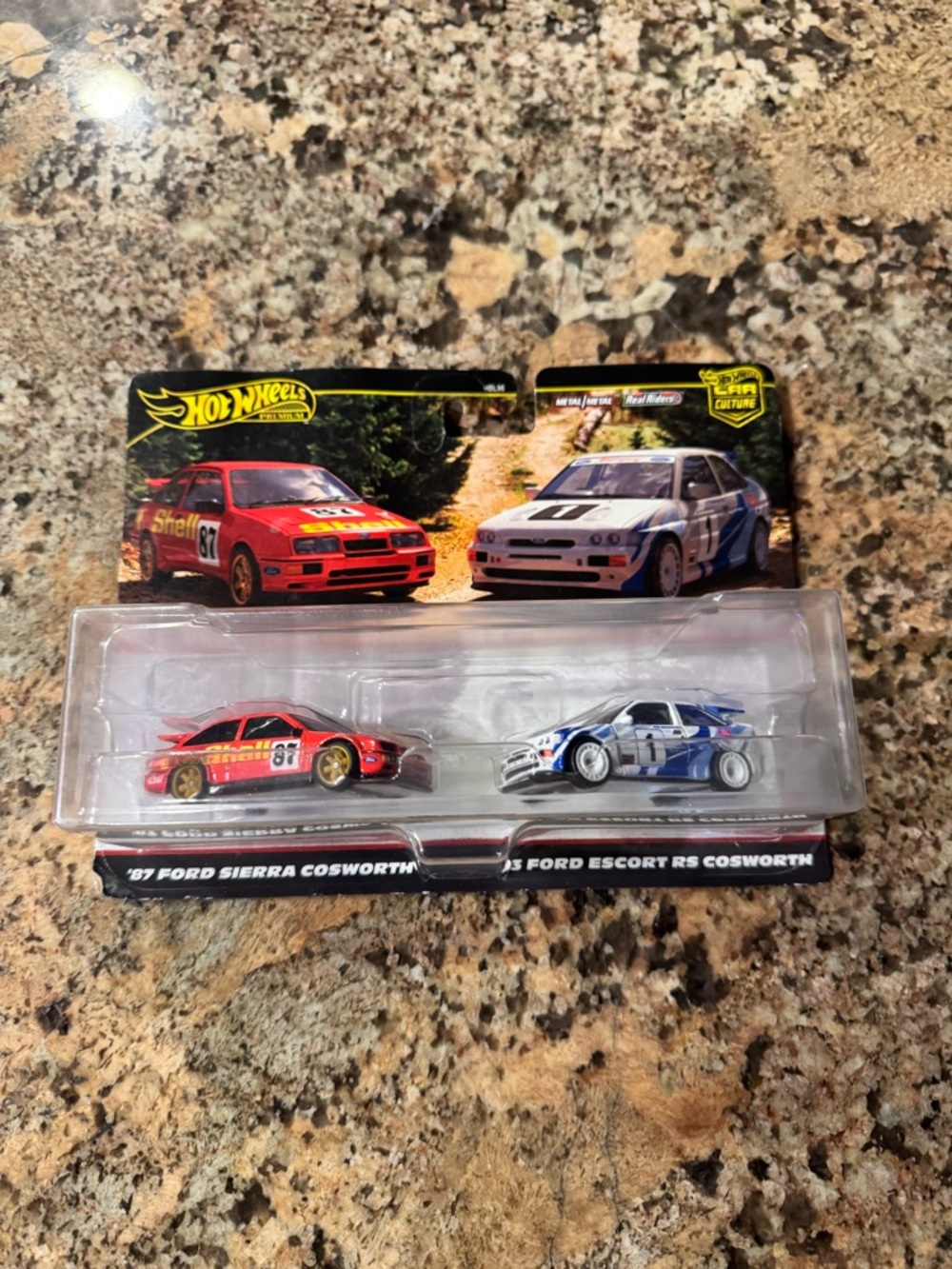 Hot Wheels Premium Car Culture 87 FORD SIERRA COSWORTH 93 FORD ESCORT RS COSWORT